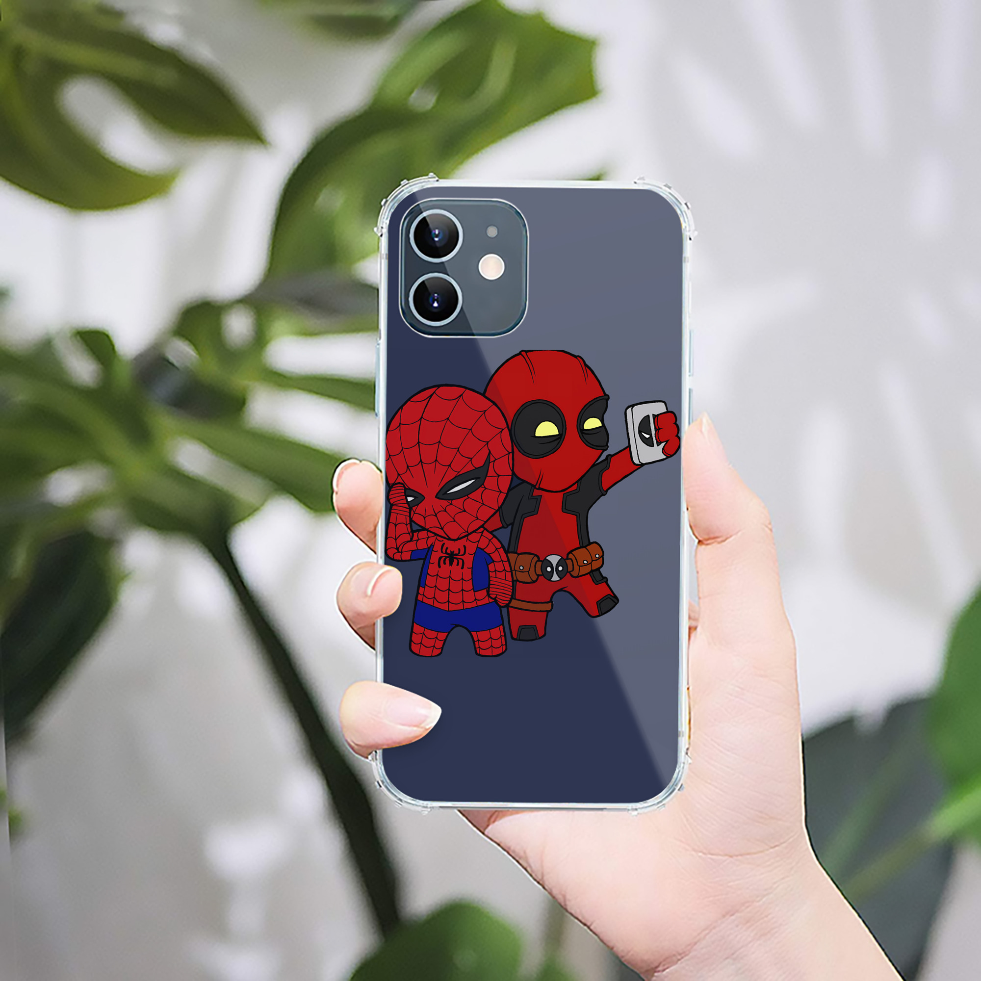 （画像用） Deadpool デッドプール 【iPhone 12シリーズ対応】透明スマホケース（クリアソフトケース）
